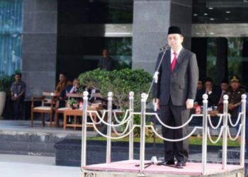 Wagub Hadi Pimpin Upacara Peringatan Hari Otonomi Daerah ke XXXVII 2023