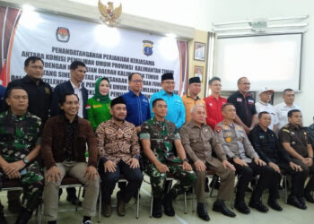 Saksikan Penandatanganan Perjanjian Kerjasama Antara KPU Dan Polda Kaltim, Isran Noor Harapkan Pemilu 2024 Kalitim Berjalan Dengan Damai