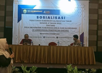 Lakukan Sosialisasi Peraturan Gubernur, Biro Tatalaksana Biro Organisasi Pimpin Sosialisasi