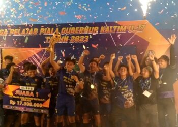 RMK Samarinda Pertahankan Gelar Juara Liga Pelajar Piala Gubernur Kaltim U-17