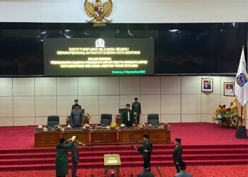Adrofdita Resmi Gantikan Kursi Ma’ruf Effendy di Anggota DPRD Bontang 
