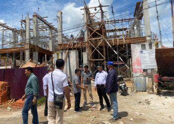 Komisi I DPRD Bontang Gelar Sidak Proyek Pembangunan Gedung Kantor Kelurahan Berebas Tengah