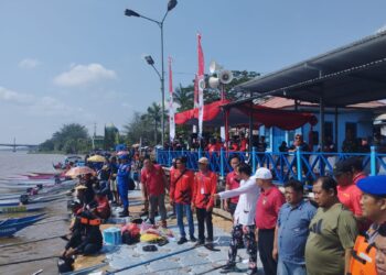 Dispora – POK Kukar Adakan Lomba Balap Ketinting Dalam Meriahkan Erau