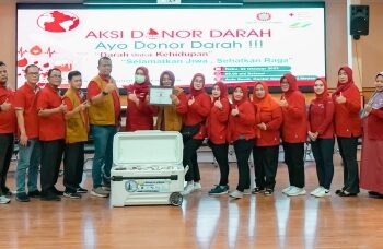 Peringati Hari Sumpah Pemuda, SPBUN Basis Kantor Direksi PTPN III (Persero) Medan Gelar Donor Darah