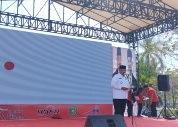 Bupati Edi Buka Gerakan Pangan Murah Serentak se-Indonesia