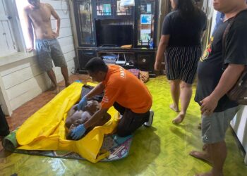Tim Inafis Polres Kubar Evakuasi Penemuan Mayat Di Sungai Jawi Kampung Juhan Asa