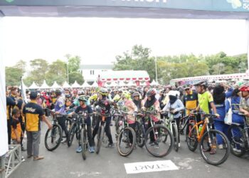 Momentum Hari Kesehatan Nasional, Dinkes Kaltim Gelar Jalan Sehat