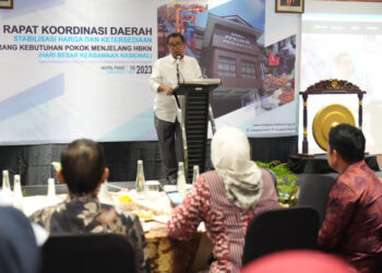 Pj Gubernur Kaltim Tegaskan kaltim Harus Mandiri Bahan Pokok