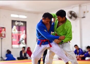 Kerjasama Dispora Kaltim dan Ferkushi Gelar Kejurprov Kurash di Paser