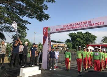 14 SMA dan SMK Ramaikan Kirab Pemuda Dispora Kaltim