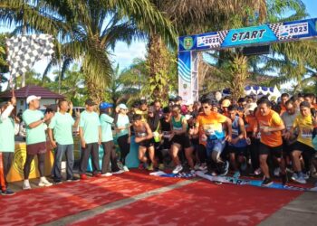 Peserta Bupati Cup Sangatta Run 2023 Lampaui Target