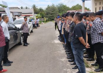 Polsek Melak Kutai Barat Amankan  Kegiatan Kampanye Dialogis Dan Tatap Muka