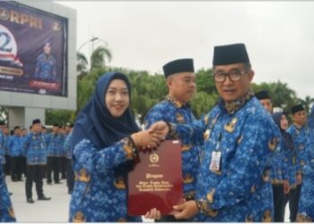 Pj Gubernur Pimpin Upacara HUT Korpri ke 52, Korprikan Indonesia