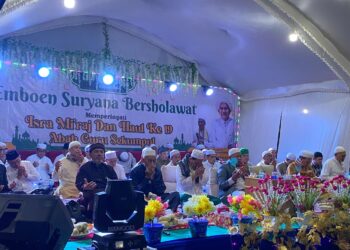 Sebagai Ajang Silaturahmi, Kamaruddin Hadiri Emboen Soeryana Bershalawat dan Haul Guru Sekumpul