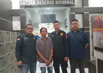 Abdul Khairin Mendampingi Korban Hoax Kasus Penculikan Anak di Samarinda