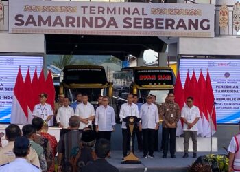 Resmikan Terminal Samarinda Seberang, Presiden Dorong Masyarakat Gunakan Transportasi Umum