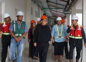 Safari Ramadan di Muara Badak, Wabup Kukar Sempatkan Lihat Progres Pembangunan Rumah Sakit