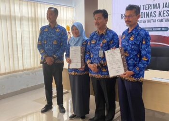 Kusnandar Emban Amanah Plt Dinas Kesehatan Kukar, Sunggono: Lanjutkan Tugas dengan Baik