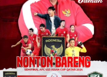 Edi Damansyah Kembali Ajak Masyarakat Nobar Semifinal Piala Asia U23 di Videotron Pendopo Bupati Kukar