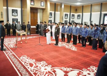 Walikota Samarinda Lakukan Pelantikan Ulang Pimpinan Tinggi Pratama
