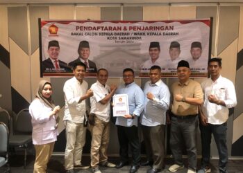 Saefuddin Zuhri Kembalikan Formulir Ke Partai Gerindra Siap Bertarung di Pilkada Samarinda