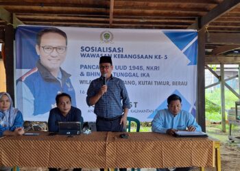 Sambangi Warga Sangatta Utara,Ismail ST Beri Penguatan Empat Konsensus Kebangsaan