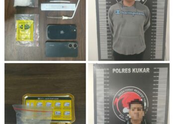 Satresnarkoba Polres Kukar Tangkap 2 Pemuda dengan Barang Bukti Sabu-sabu Seberat 49,85 Gram