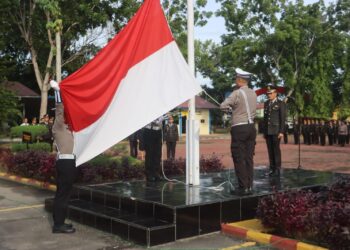 Upacara Peringatan Hari Lahir Pancasila di Polres Langkat