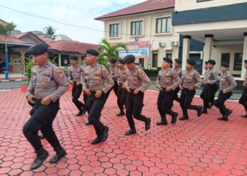 Jelang Pilkada Sat Samapta Tingkatkan Kemampuan Gelar Latihan Dalmas