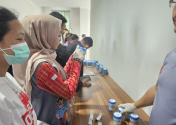 PLT Kalapas Pimpin Rapat dan Tes Urine untuk Seluruh Petugas Lapas Pancur Batu