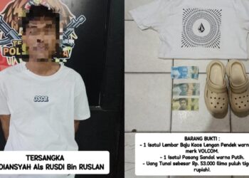 Berhasil Ungkap Kasus Pencurian di Cafe, Tim Elang Polsek Samarinda Kota Tetapkan Karyawan Cafe Sebagai Pelaku