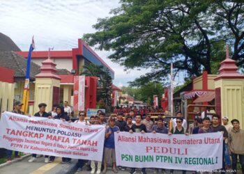 Blokade PTPN IV Muara Upu oleh KPSS, AMSU Tuntut Penegakan Hukum