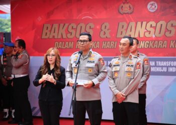 Polri Bangun Fasilitas Air Bersih hingga Perbaiki Tempat Ibadah Sambut Hari Bhayangkara ke-78