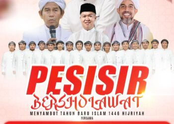 Wabup Kukar Ajak Masyarakat Sholawat Bareng di ‘Pesisir Bersholawat 2024’
