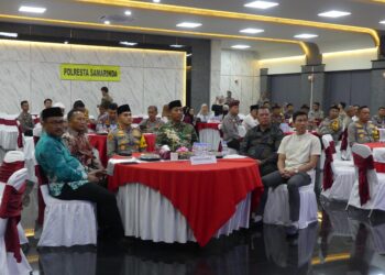 Hadiri Doa Bersama Lintas Agama, Sugiono Harap Polri Makin Jaya Di Hut Bhayangkara Ke-78