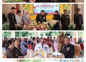 Kapolres Langkat Pimpin Upacara HUT Bhayangkara ke-78 Tahun 2024