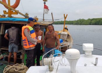 Patroli Dialogis Sat Polairud Polres langkat, Jaga Keamanan di Perairan