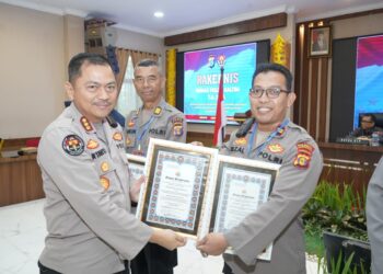 Humas Polresta Samarinda Raih Dua Piagam Penghargaan