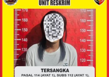 Polsek Kawasan Pelabuhan Samarinda Amankan Pengedar Narkotika dengan Sabu-Sabu Seberat 1,15 Gram