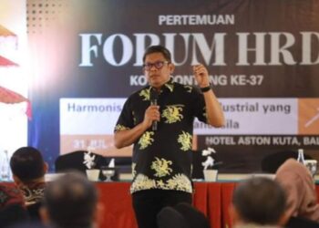 Harmonisasi Hubungan Industrial di Bontang, Basri Rase Apresiasi Forum HRD