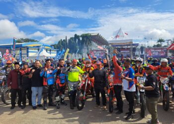 500 Raider Meriahkan Lomba Trail Arjuna Adventure Pencinta Alam Kukar