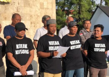 Tuntut Calon Berkualitas di Pilkada Kaltim, Relawan Kotak Kosong Gelar Deklarasi