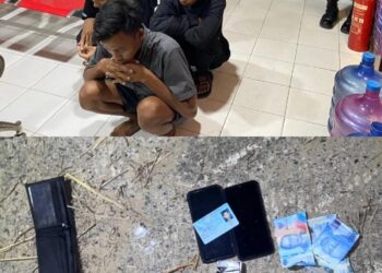 Patroli Beat 110 Polresta Samarinda Tangkap Tiga Pelaku dan Sita 21 Poket Sabu