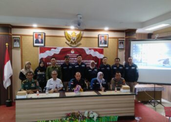 Kawal dan Amankan Rapat Pleno Terbuka Rekapitulasi DPHP di Kantor Kecamatan Loa Janan Ilir.