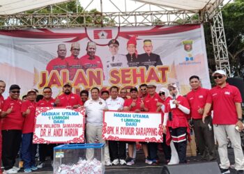 Jalan Sehat Meriahkan Pelantikan Pengurus KKSS Samarinda, Hadiah Utama Paket Umrah