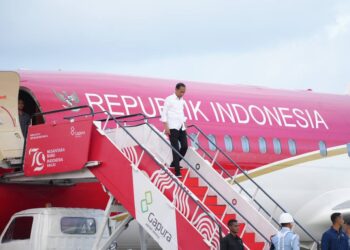 Presiden Joko Widodo Tiba di Ibu Kota Nusantara untuk Sidang Kabinet Pertama