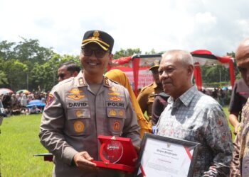 Kapolres Langkat Hadiri puncak peringatan Berandan Bumi Hangus yang ke-77 Pangkalan Berandan