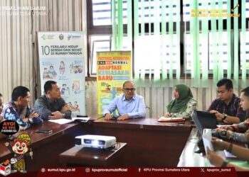 KPU Sumatera Utara Gelar Audiensi dengan Dinas Kesehatan