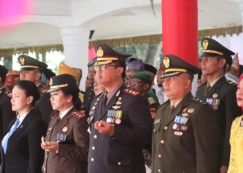 Kapolres Langkat Bersama PJU Hadiri Upacara Peringatan HUT Kemerdekaan RI Ke-79