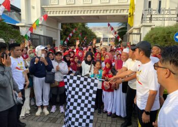 Semangat HUT RI ke-79, Kader Golkar Andi Satya Gelar Jalan Sehat Bersama Ribuan Warga Samarinda